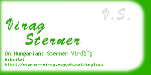 virag sterner business card